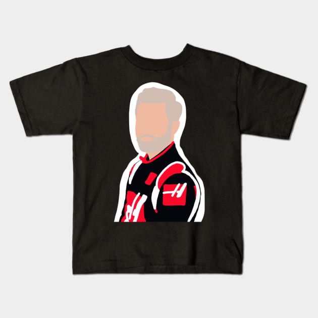 Kevin Magnussen design Kids T-Shirt by royaldutchness